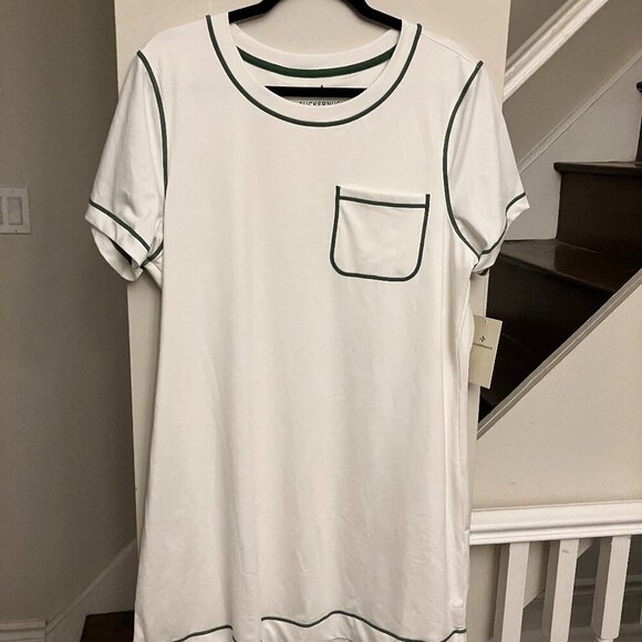 Tuckernuck White Dress with Piping - Picture 2 of 10